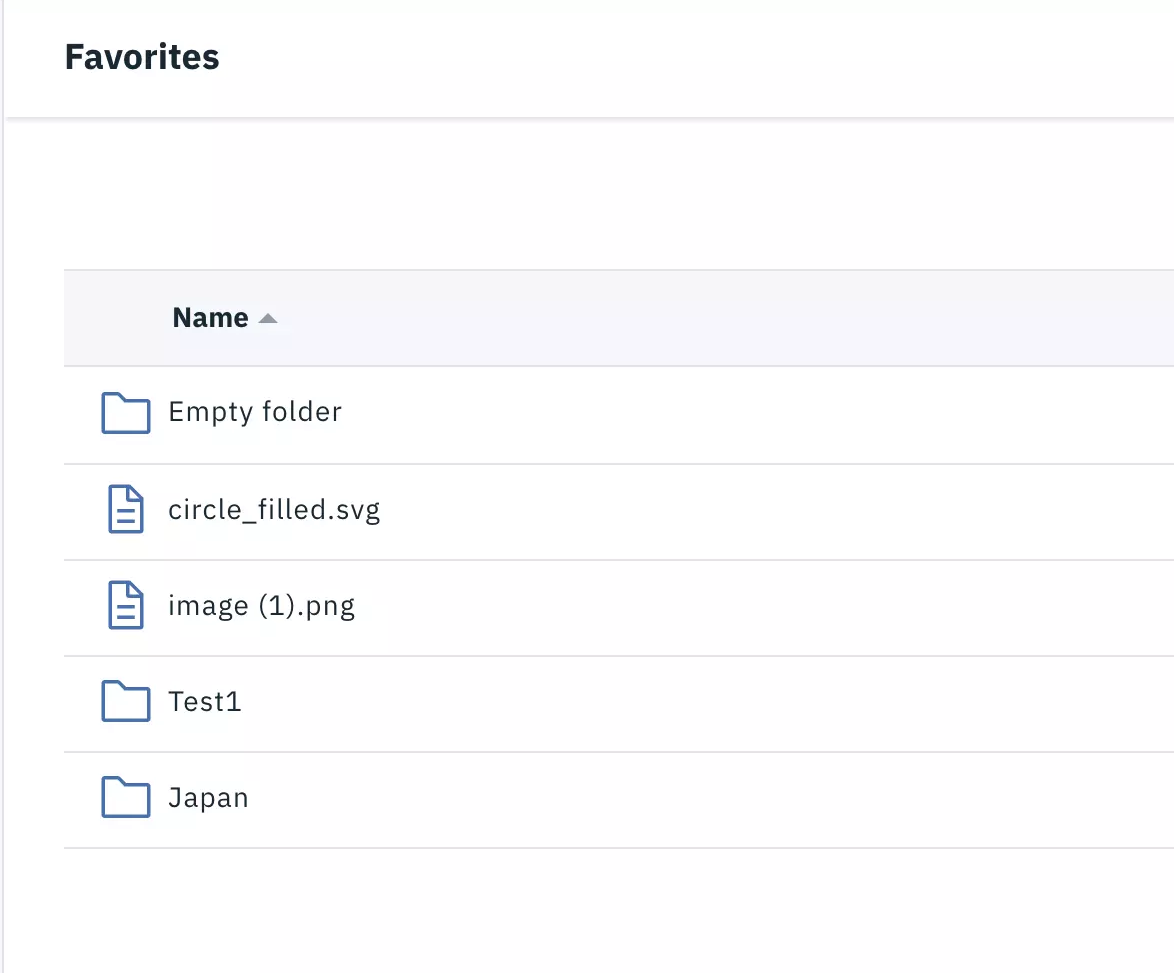 Project Favorite Files