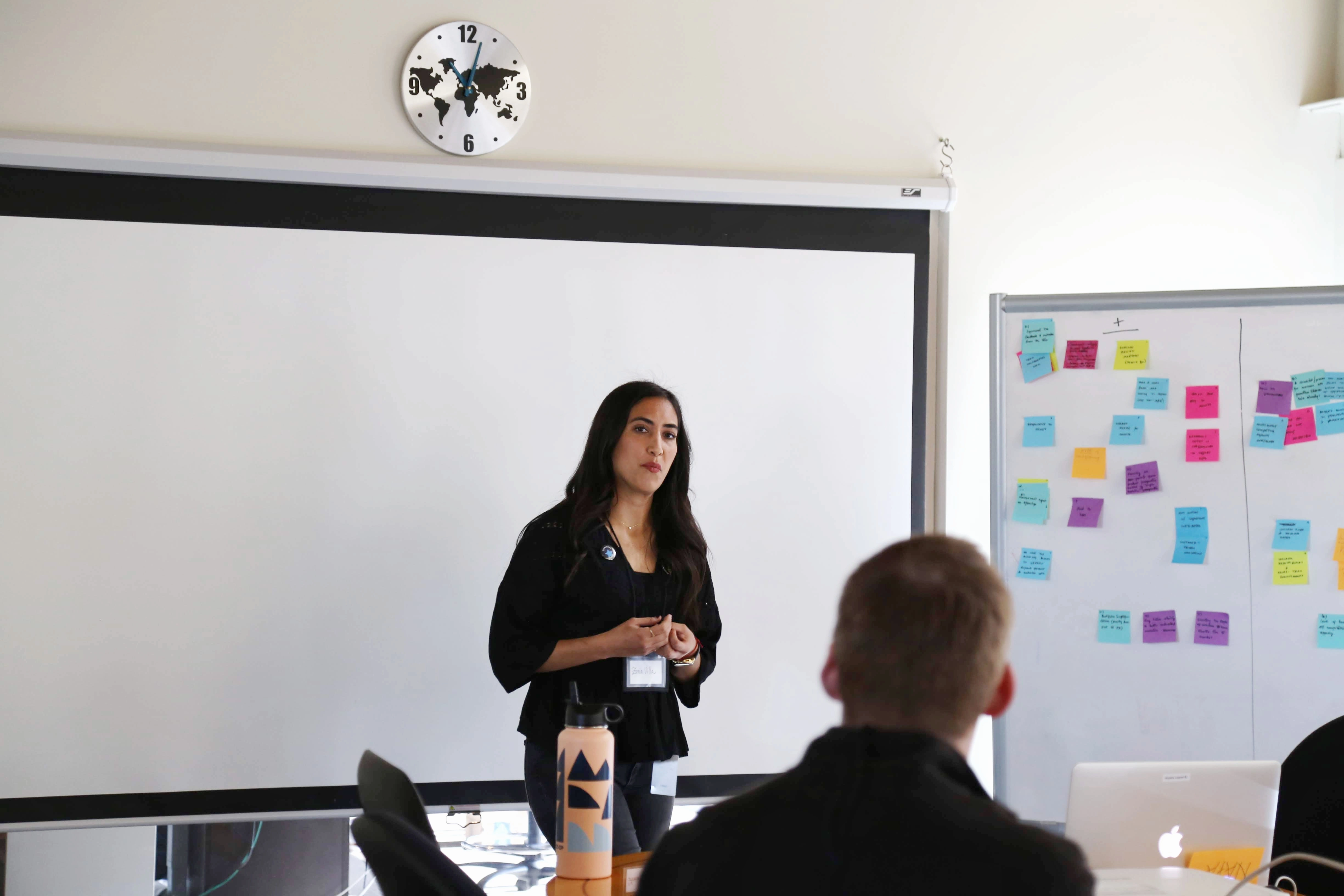 Zenia Villa presenting